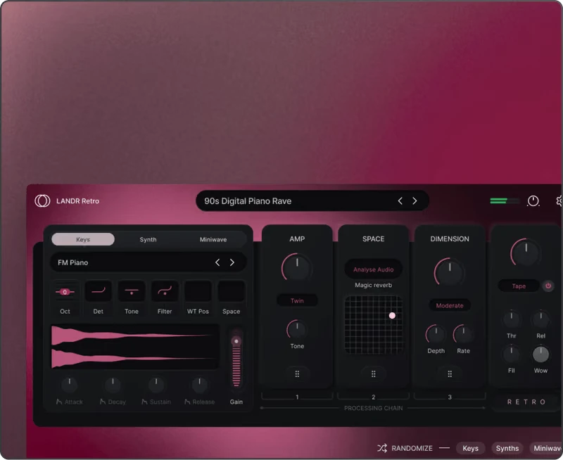 LANDR - LANDR Retro Screenshot 2