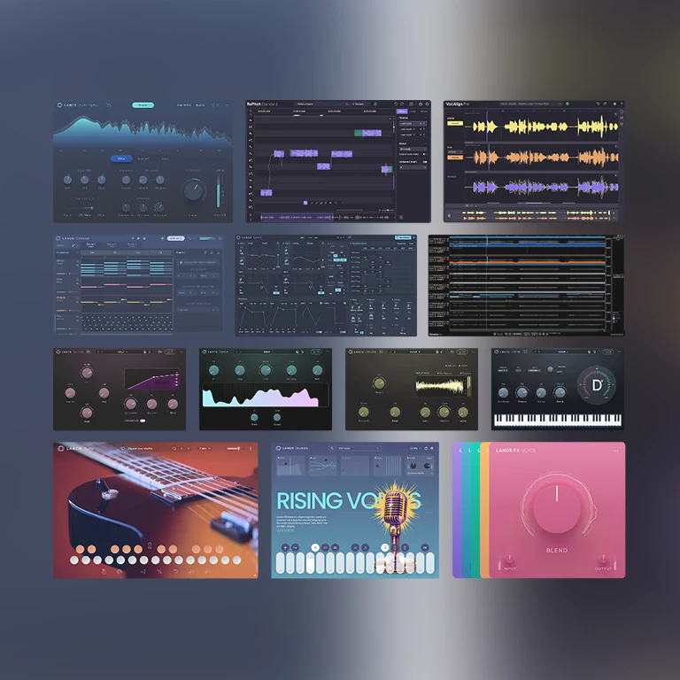LANDR - LANDR Ultimate Bundle Plugins & FX Software GUI Artwork