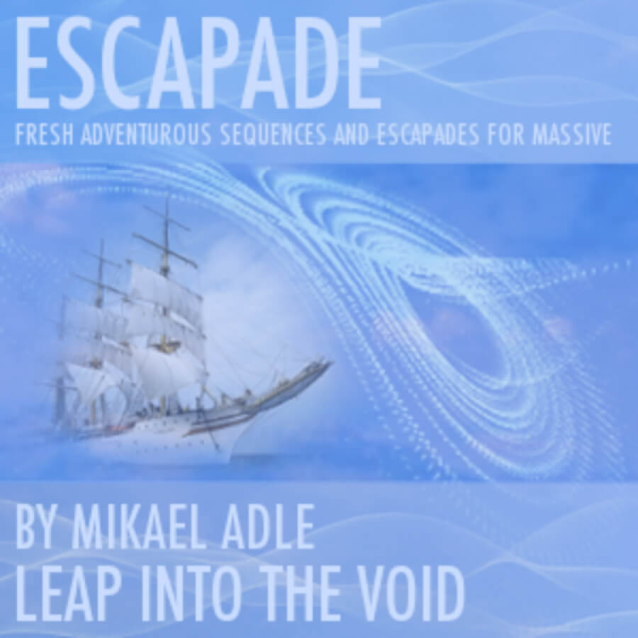 Leap Into The Void - Escapade Presets Software GUI Artwork