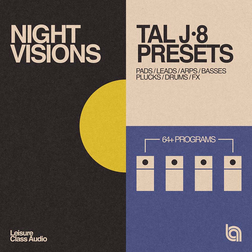 Leisure Class Audio - Night Visions Presets Software GUI Artwork