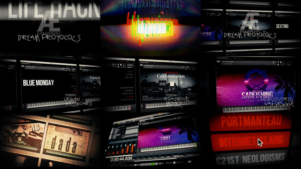 LEM Studios - Dream Protocols Kontakt Instruments Software GUI Artwork