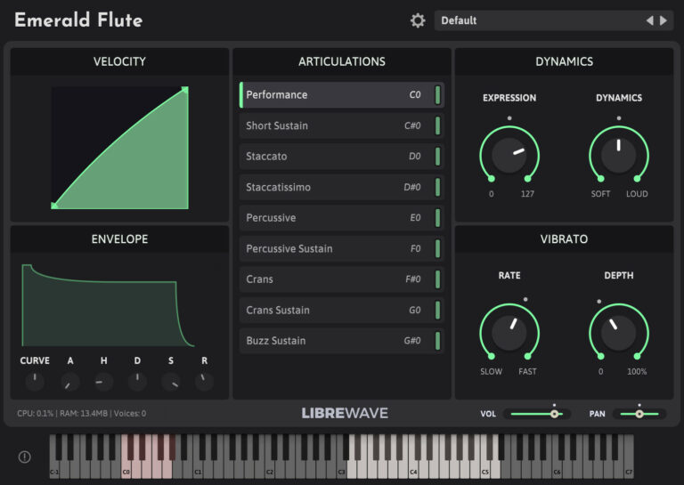 Librewave - Emerald Flute Screenshot 2