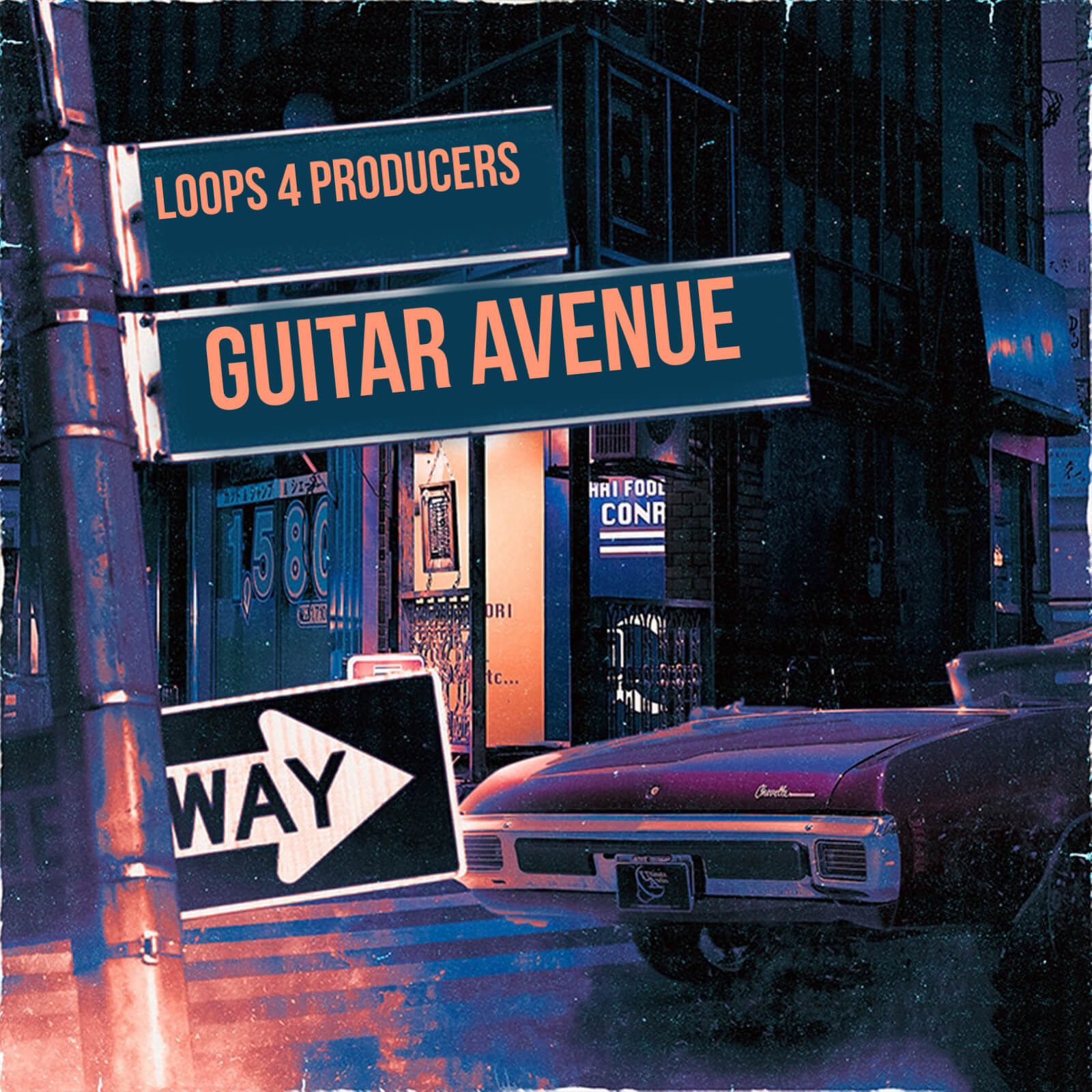 Loops 4 Producers - Guitar Avenue Sample Packs Software GUI Artwork