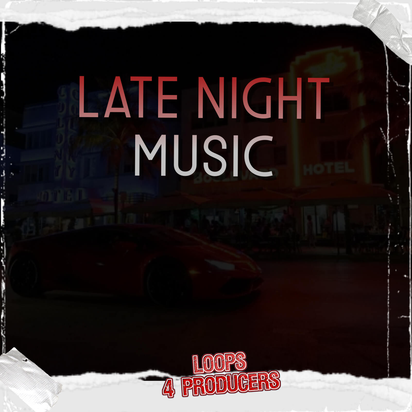 Loops 4 Producers - Late Night Music Sample Packs Software GUI Artwork