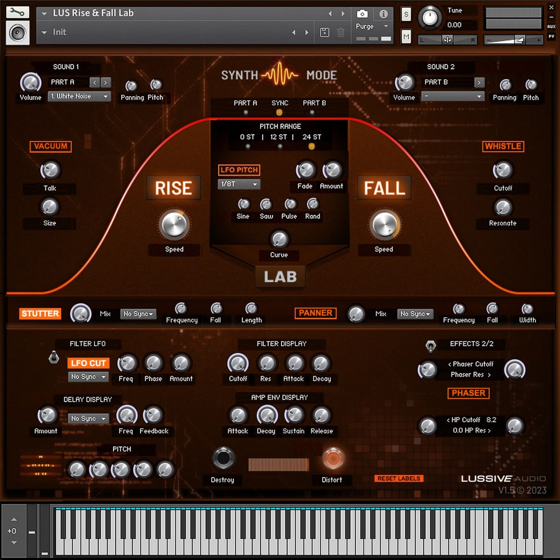 Lussive Audio - Rise & Fall Lab Screenshot 2