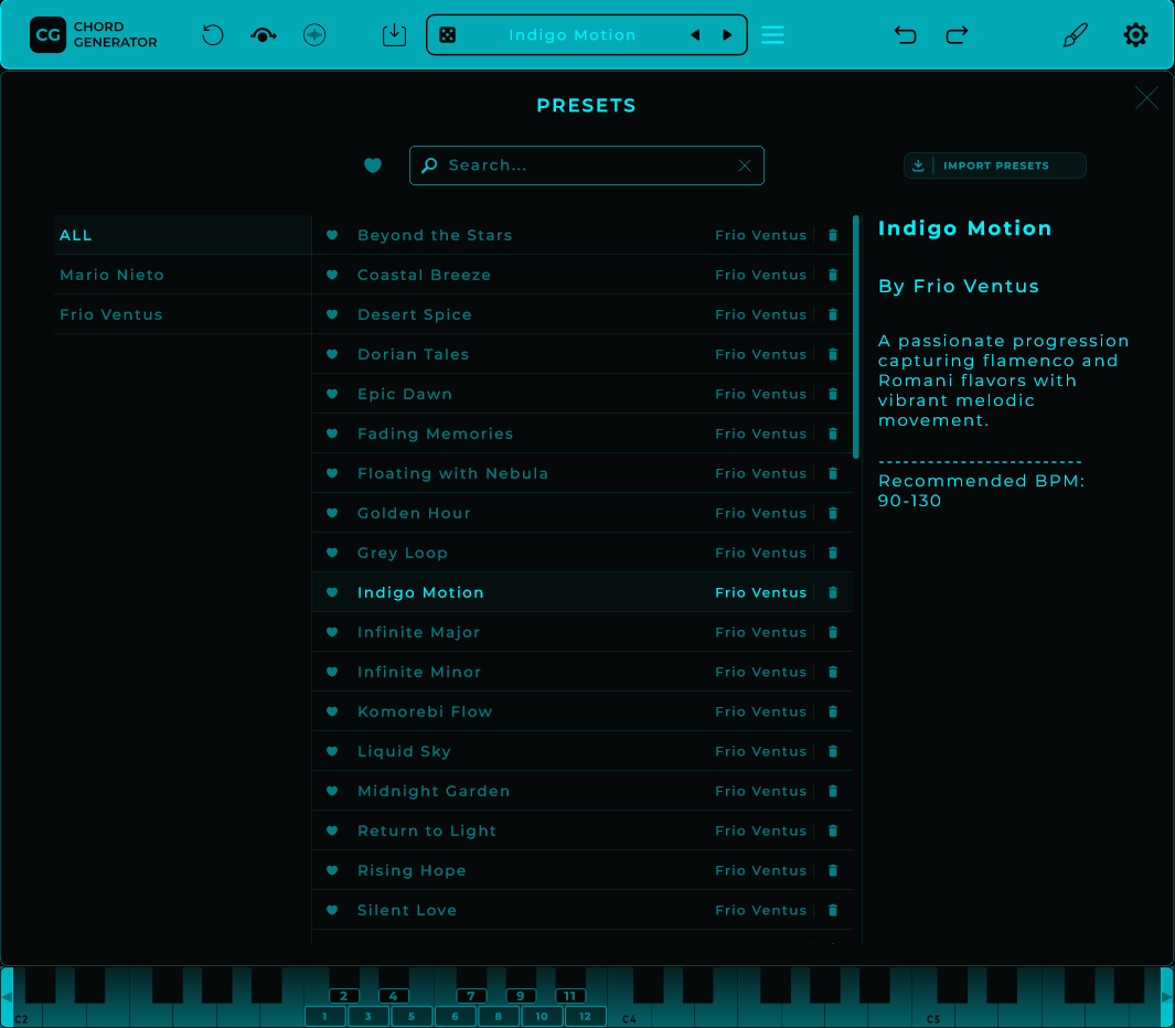Mario Nieto World - Chord Generator Screenshot 3