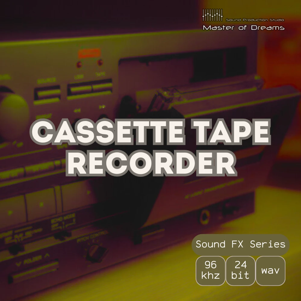 Master Of Dreams - Cassette Tape Recorder Sample Packs Software GUI Artwork