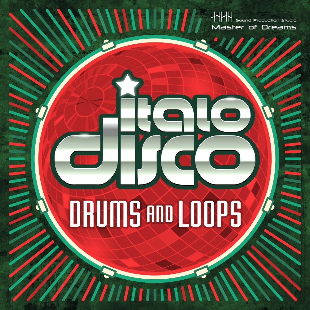 Master Of Dreams - Italo Disco NG Drums Library Sample Packs Software GUI Artwork