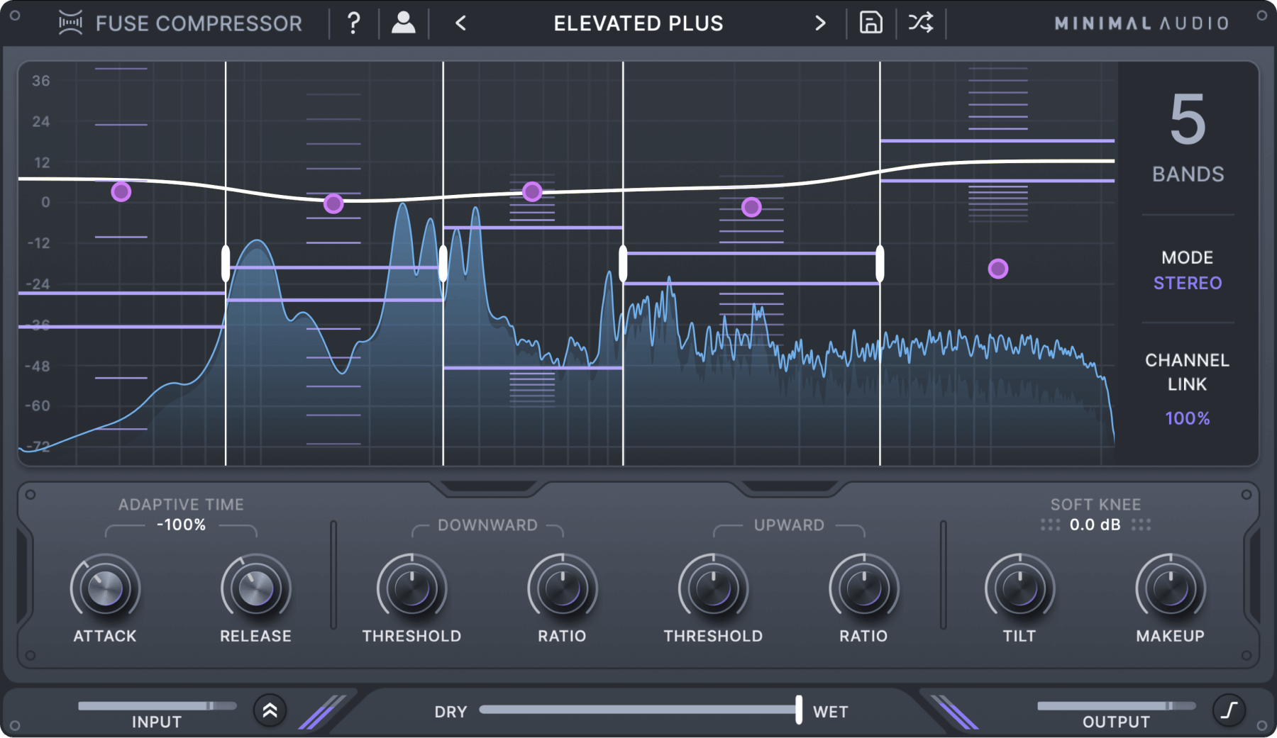 Minimal Audio - Fuse Compressor Plugins & FX Software GUI Artwork