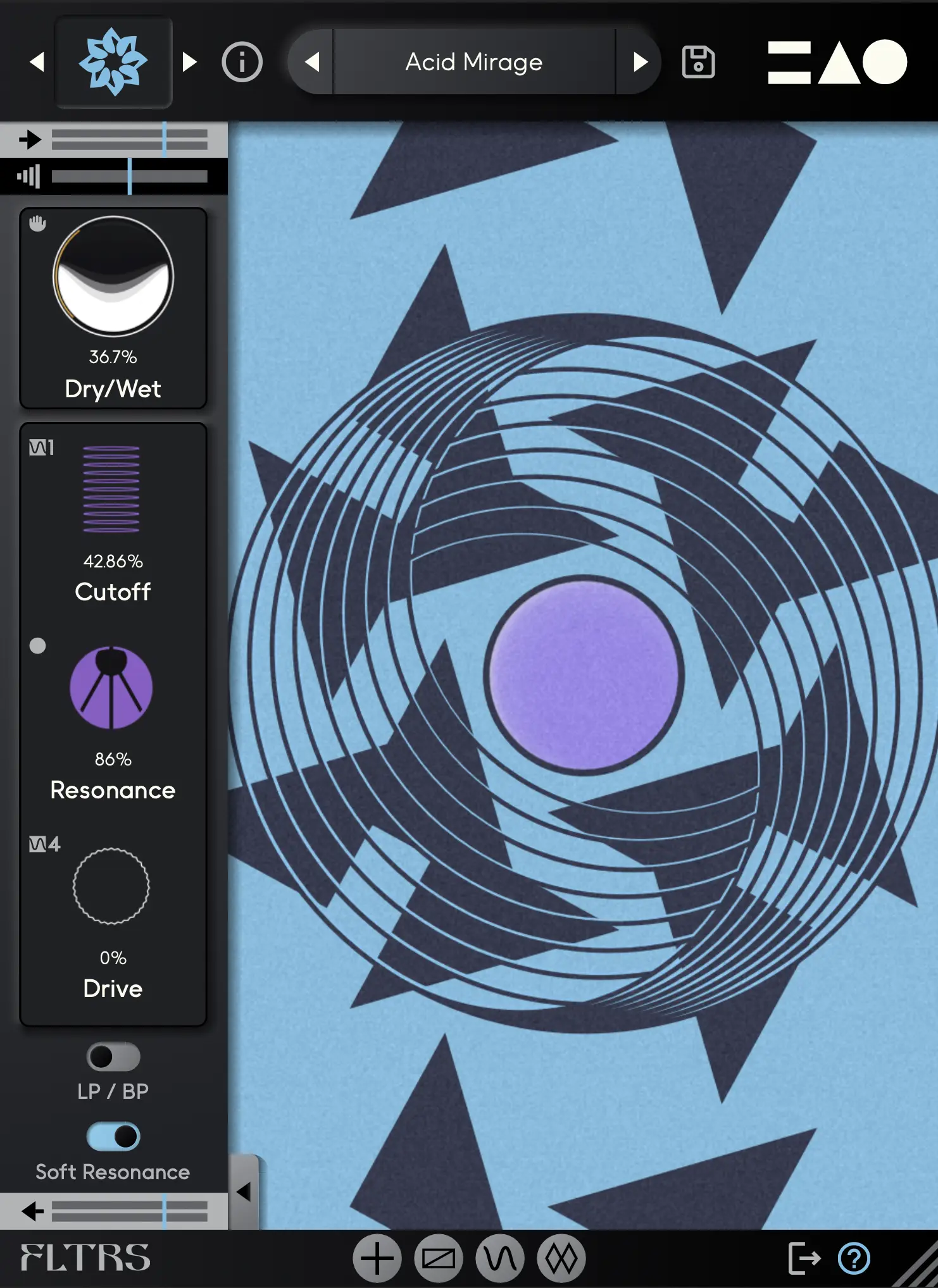 MNTRA - FLTRS Plugins & FX Software GUI Artwork
