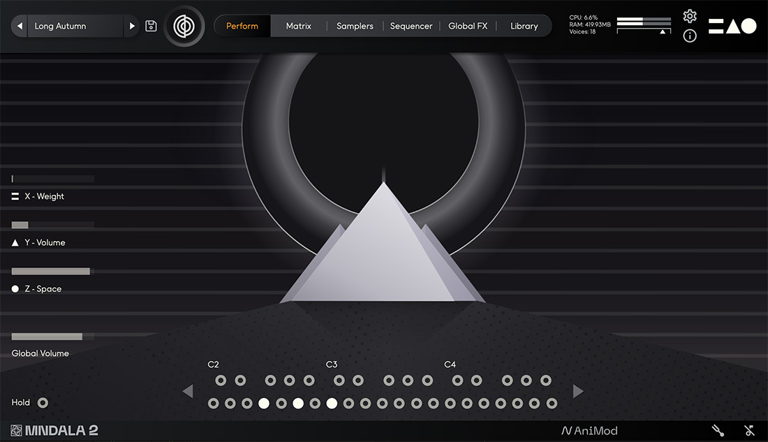 MNTRA - Tenebrae Plugins & FX Software GUI Artwork