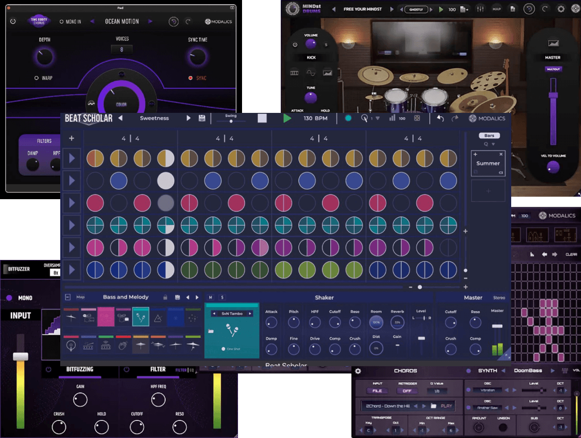 Modalics - Modalics Bundle Plugins & FX Software GUI Artwork
