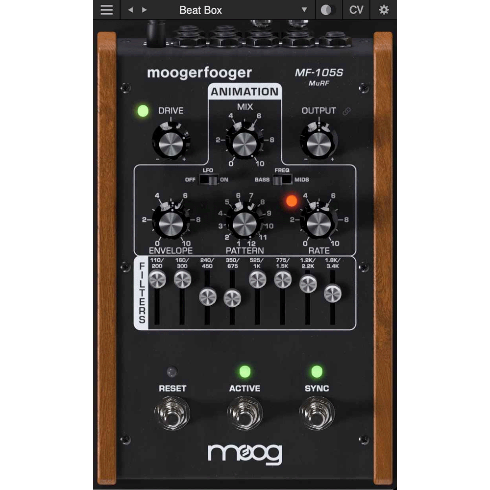 Moog - MF-105S MuRF Plugins & FX Software GUI Artwork