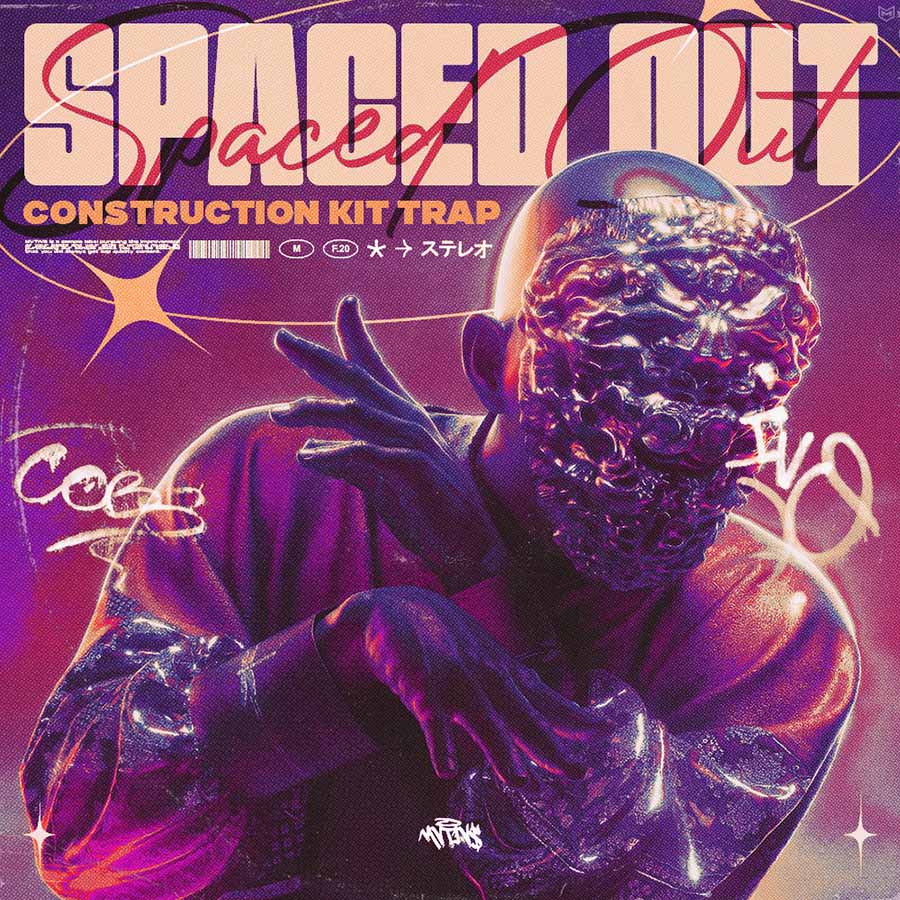 MVTIVS - Spaced Out Sample Packs Software GUI Artwork