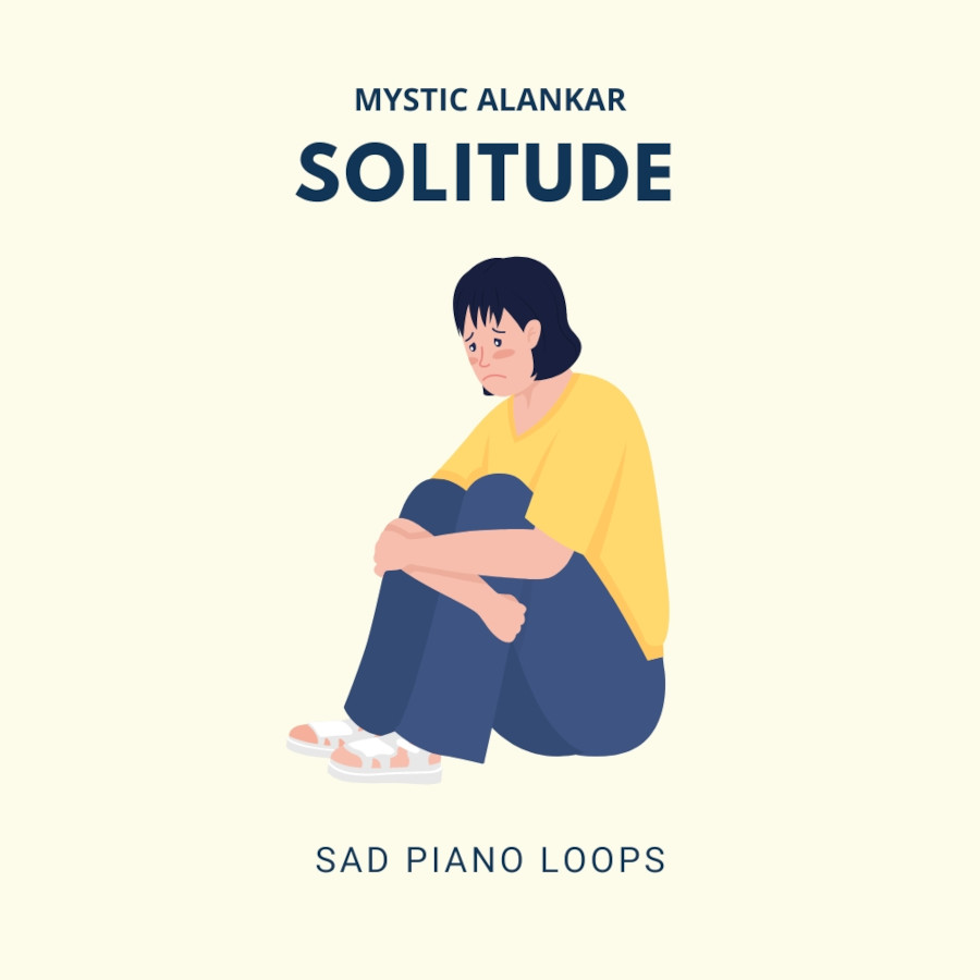 Mystic Alankar - Solitude - Sad Piano Loops Sample Packs Software GUI Artwork