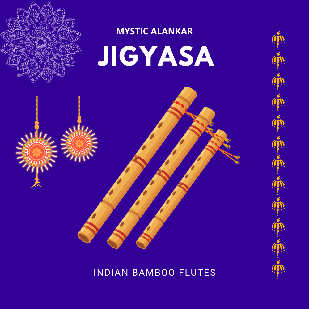 Mystic Alankar - Jigyasa - Indian Bamboo Flutes Sample Packs Software GUI Artwork