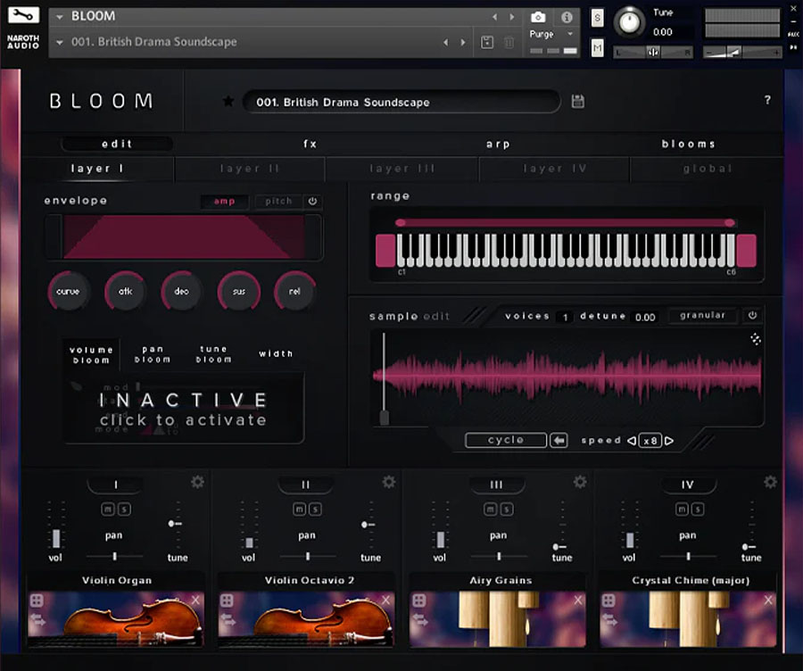 Naroth Audio - Bloom Screenshot 2