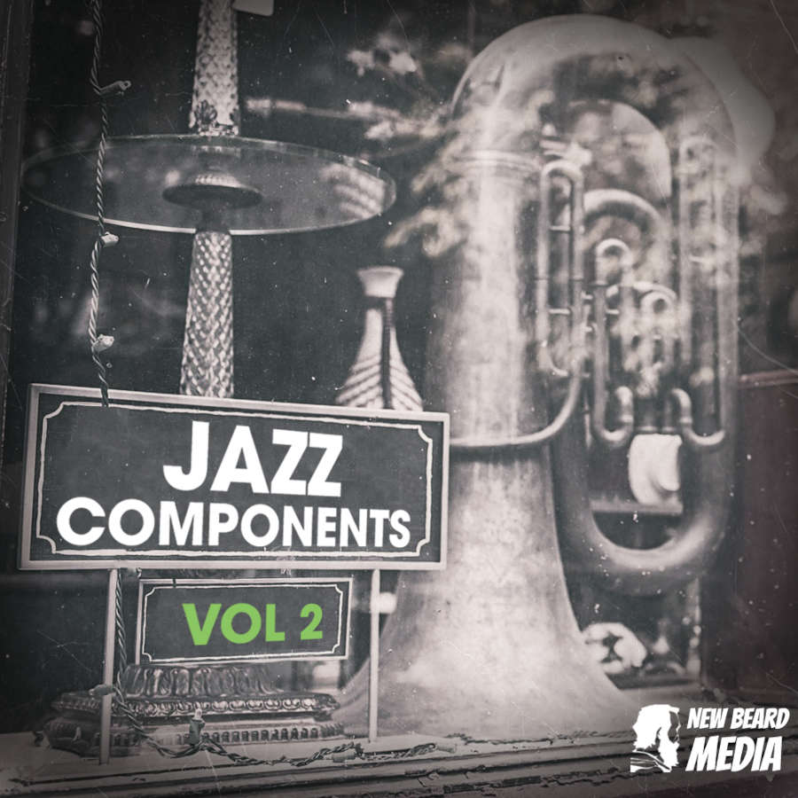 New Beard Media - Jazz Components Vol 2 Sample Packs Software GUI Artwork