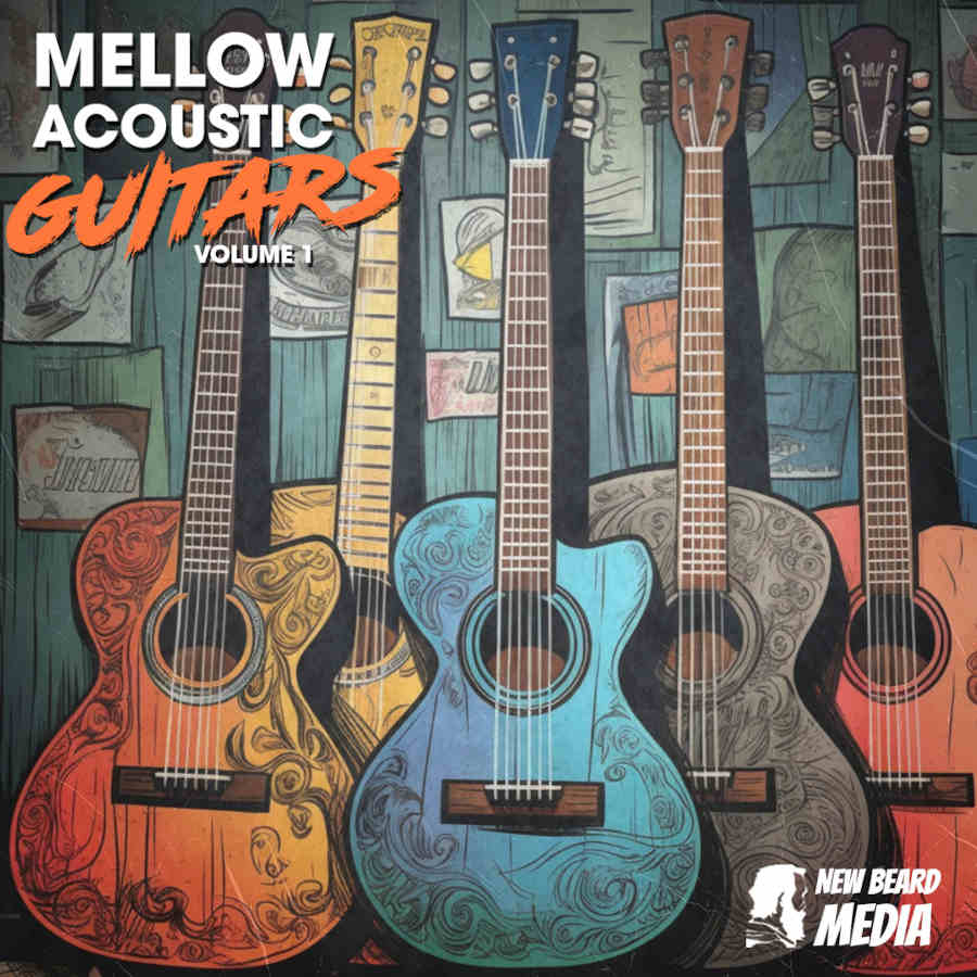 New Beard Media - Mellow Acoustic Guitars Vol 1 Sample Packs Software GUI Artwork