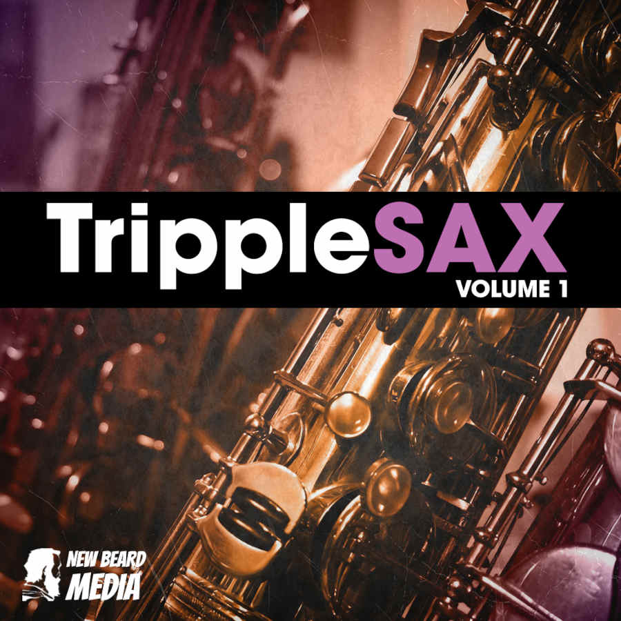 New Beard Media - Tripplesax Vol 1 Sample Packs Software GUI Artwork