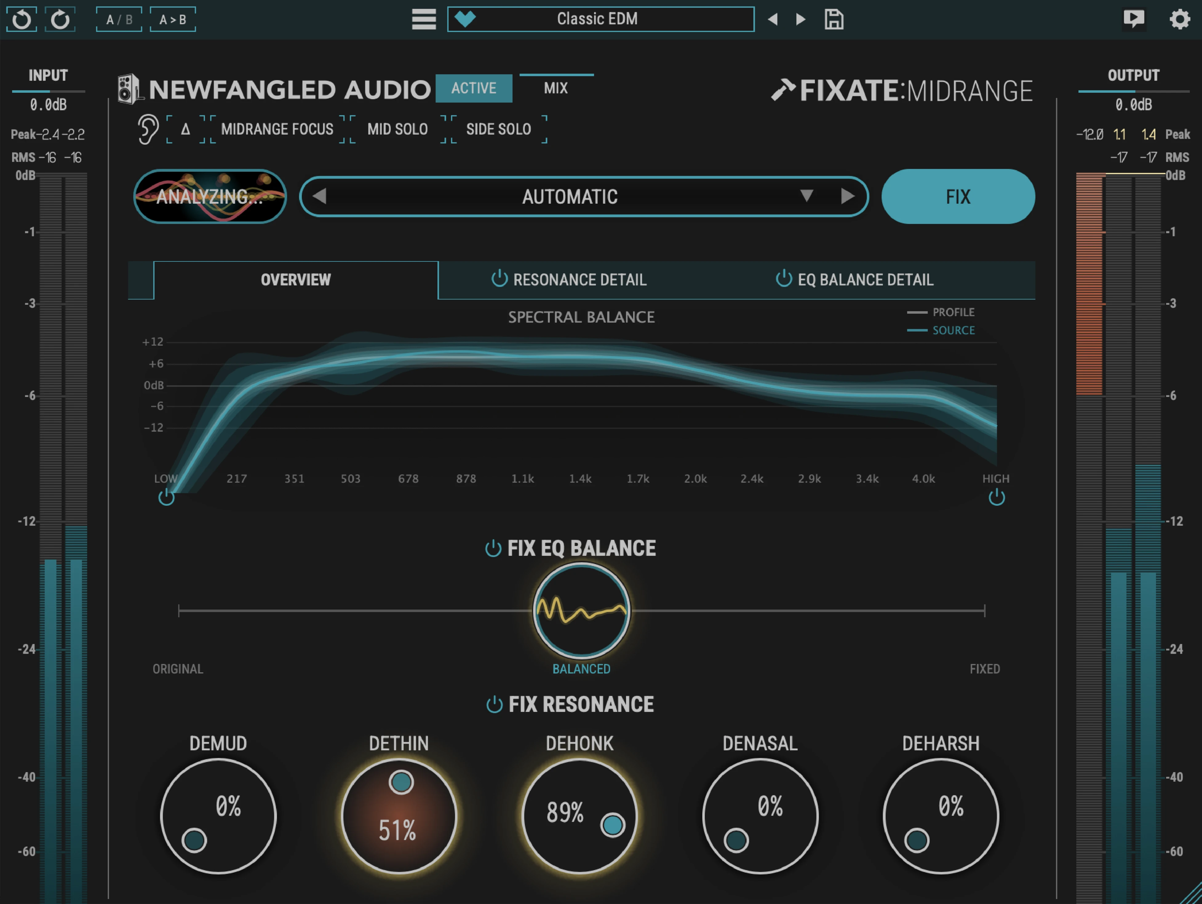 Newfangled Audio - Fixate:Midrange Plugins & FX Software GUI Artwork