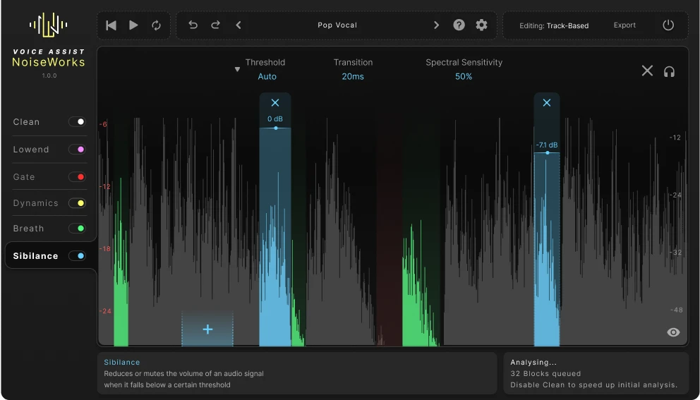 Noiseworks - VoiceAssist Plugins & FX Software GUI Artwork