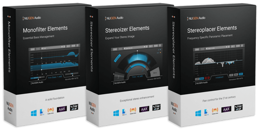 NUGEN Audio - Focus Elements Plugins & FX Software GUI Artwork