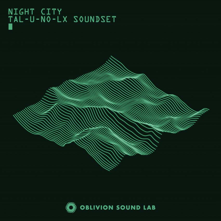 Oblivion Sound Lab - Night City Presets Software GUI Artwork