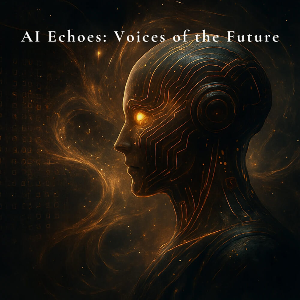 Ocean Swift - AI Echoes – Voices of the Future Sample Packs Software GUI Artwork