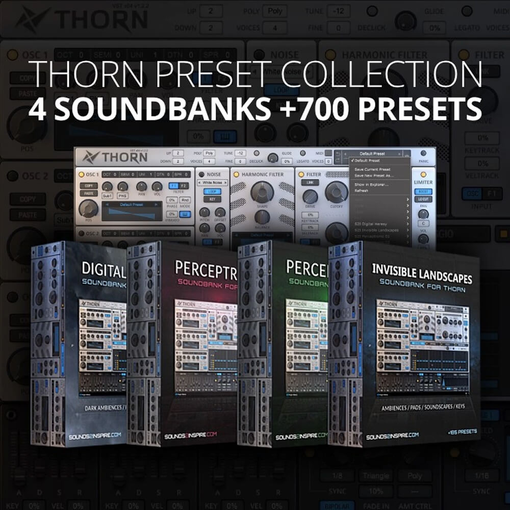 Ocean Swift - Thorn Preset Collection Presets Software GUI Artwork