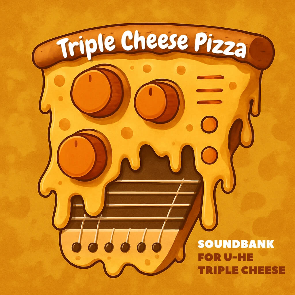 Ocean Swift - Triple Cheese Pizza Presets Software GUI Artwork