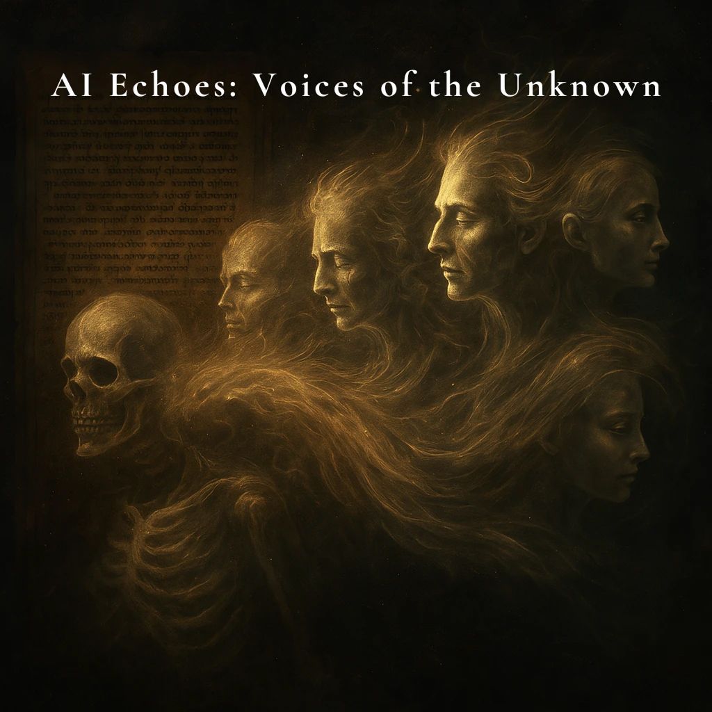 Ocean Swift - AI Echoes - Voices of the Unknown Sample Packs Software GUI Artwork