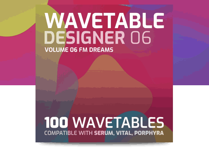 Ocean Swift - Wavetable Designer 6 - FM Dreams Sample Packs Software GUI Artwork