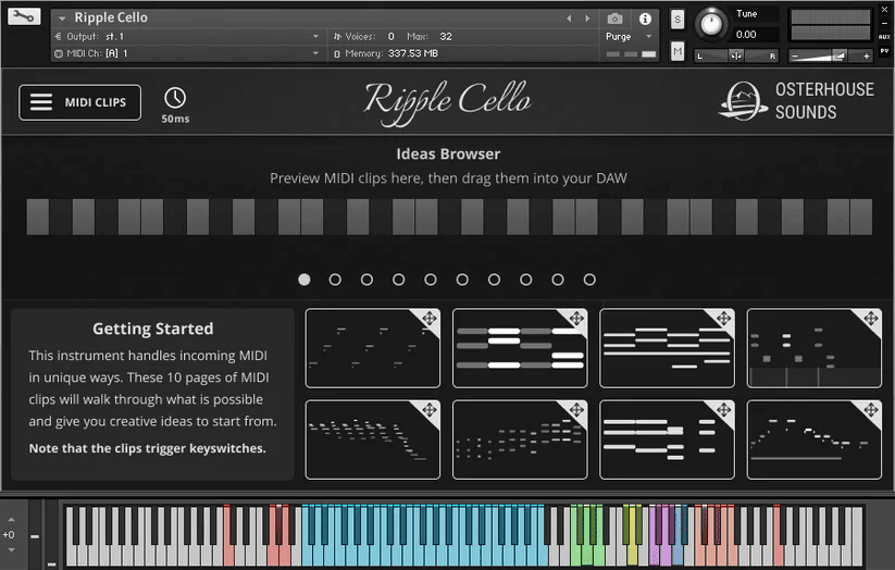 Osterhouse Sounds - Ripple Cello Screenshot 2