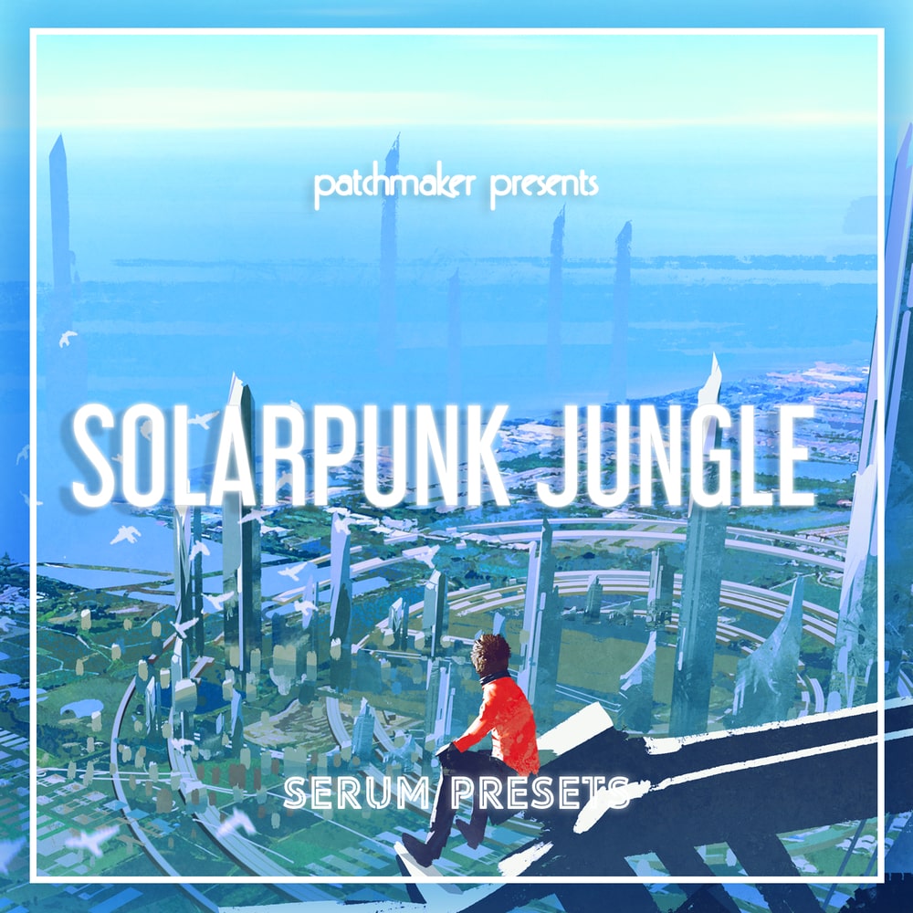 Patchmaker - Solarpunk Jungle - Serum Presets Software GUI Artwork