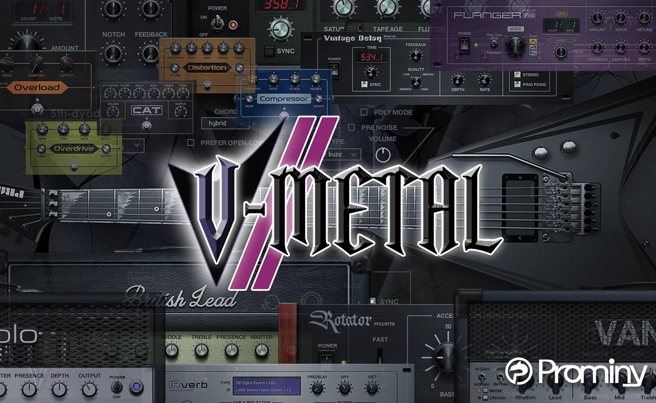 Prominy  - V-Metal 2 Kontakt Instruments Software GUI Artwork