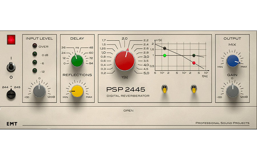 PSPaudioware - PSP 2445 EMT Plugins & FX Software GUI Artwork