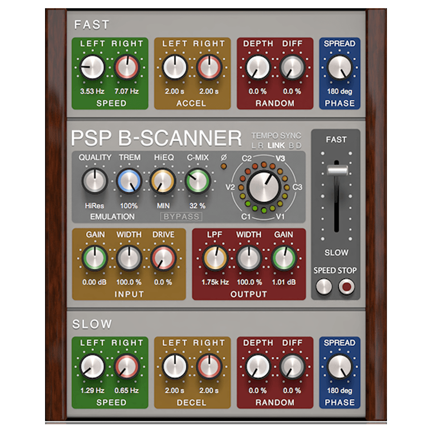 PSPaudioware - PSP B-Scanner Plugins & FX Software GUI Artwork