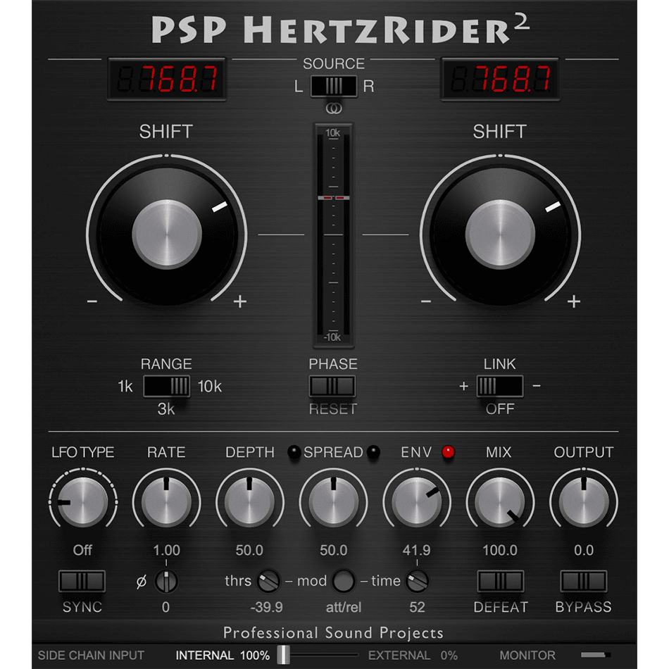 PSPaudioware - PSP HertzRider2 Plugins & FX Software GUI Artwork