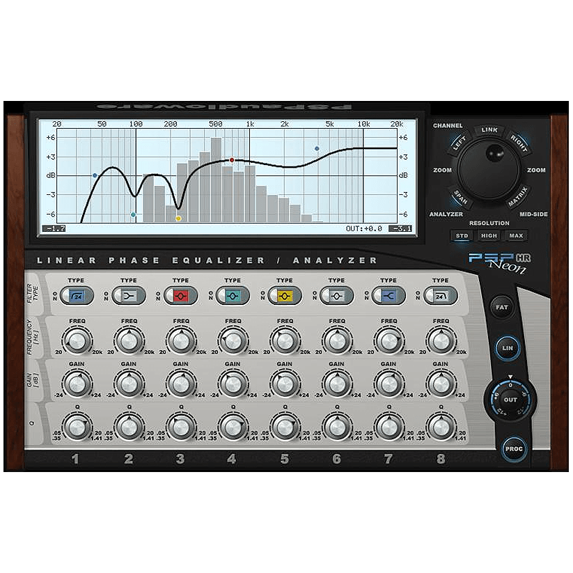 PSPaudioware - PSP Neon HR Plugins & FX Software GUI Artwork