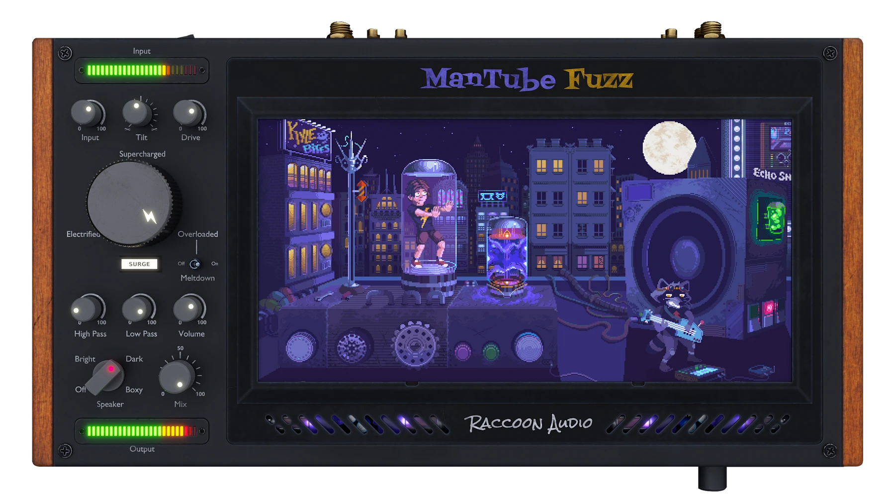 Raccoon Audio - ManTube Fuzz Plugins & FX Software GUI Artwork