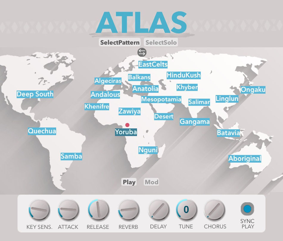 Rast Sound - Atlas 2 Kontakt Instruments Software GUI Artwork