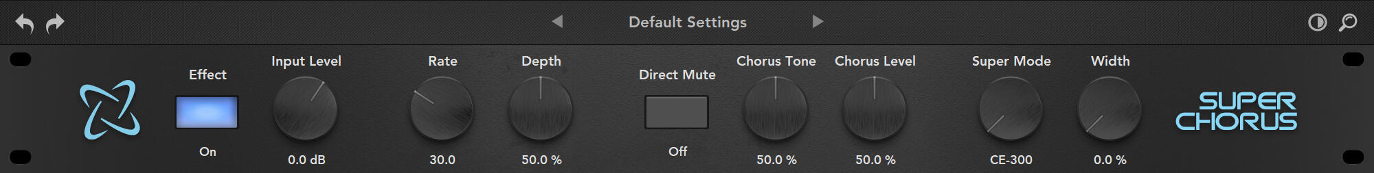 Rave Generation - Super Chorus Plugins & FX Software GUI Artwork
