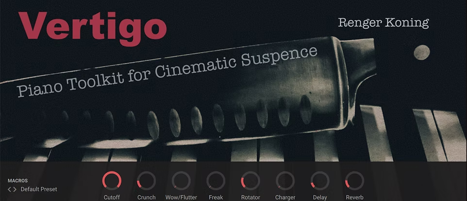 Renger Koning - Vertigo Kontakt Instruments Software GUI Artwork