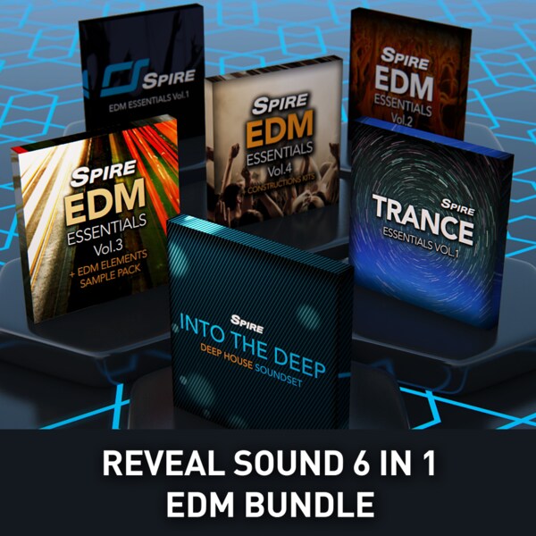 Reveal Sound - Spire - 6-in-1 EDM Bundle Presets Software GUI Artwork
