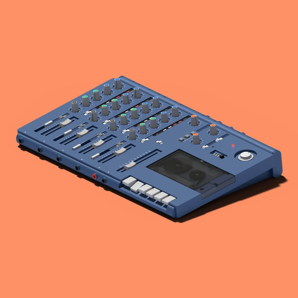 Reverb Machine - Motions Presets Software GUI Artwork