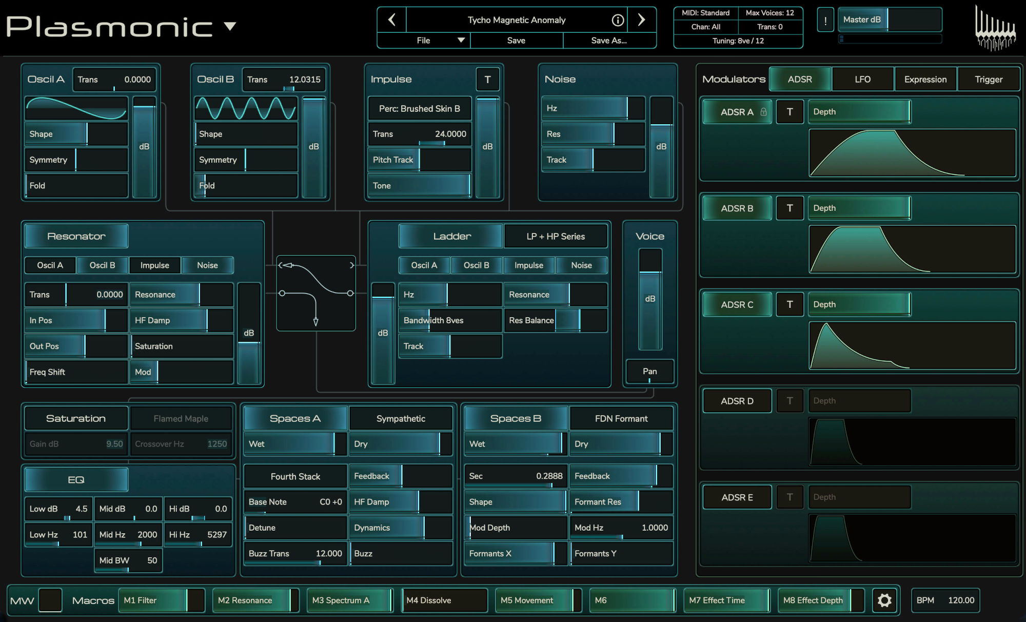Rhizomatic - Plasmonic Plugins & FX Software GUI Artwork