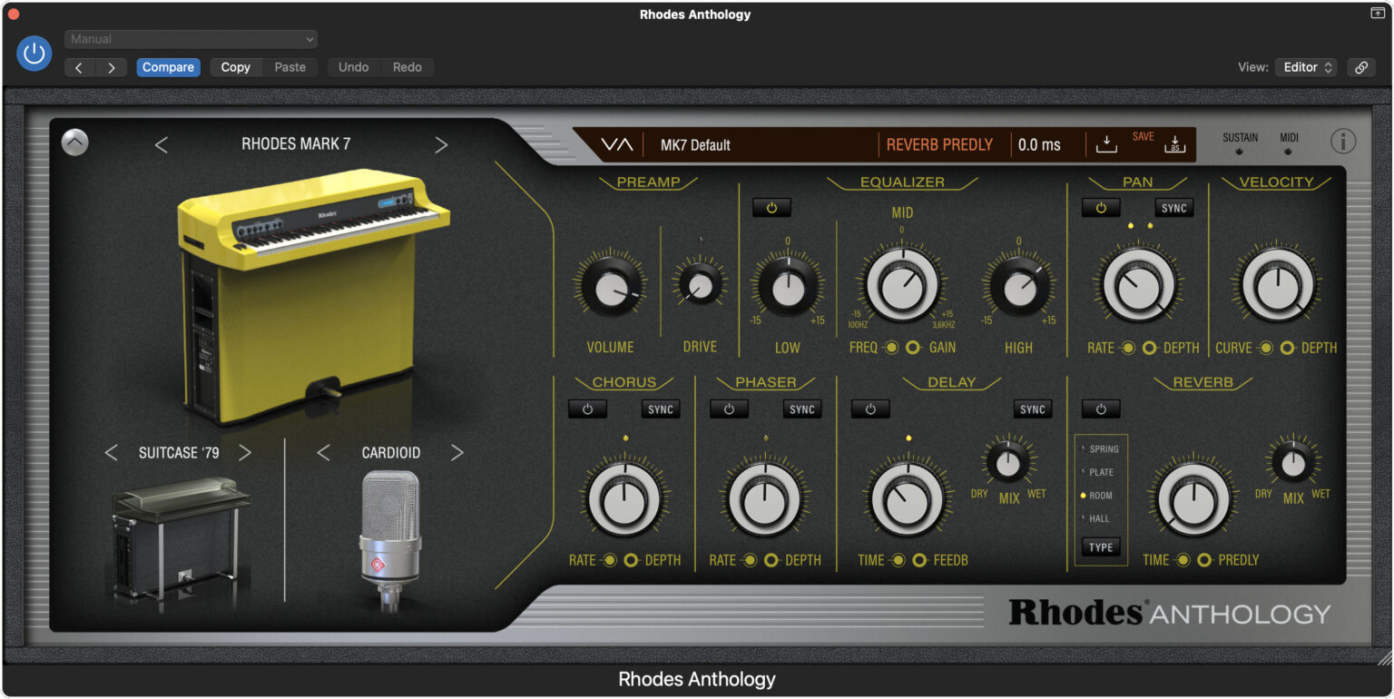 Rhodes - Rhodes Anthology Plugins & FX Software GUI Artwork