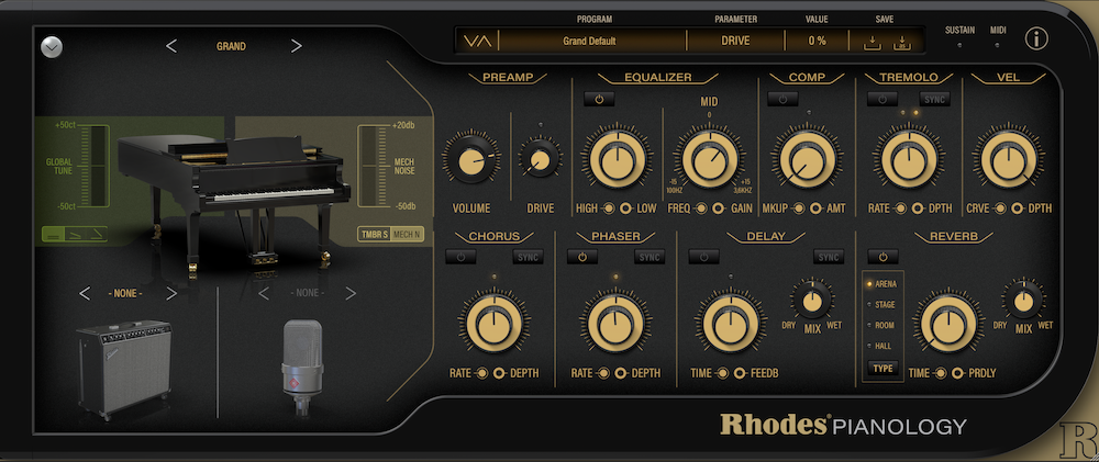 Rhodes - Rhodes Pianology Plugins & FX Software GUI Artwork