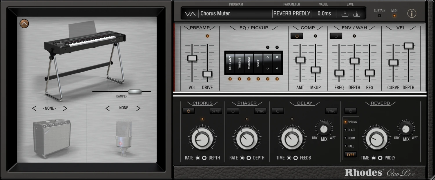 Rhodes - Rhodes Clav Pro Plugins & FX Software GUI Artwork